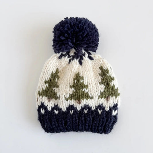 Evergreen Tree Knit Hat -
