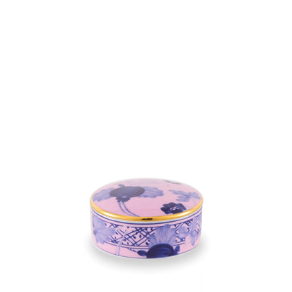 Tesori Collection - Azalea - Small Round Trinket Box 3.2"