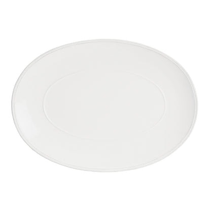 Friso - White - Large Oval Platter 16"