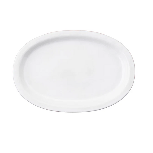 JLK Puro - Whitewash - Medium Oval Platter 16"
