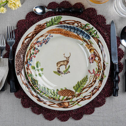 Forest Walk - Animal Salad Plates - Set of 4