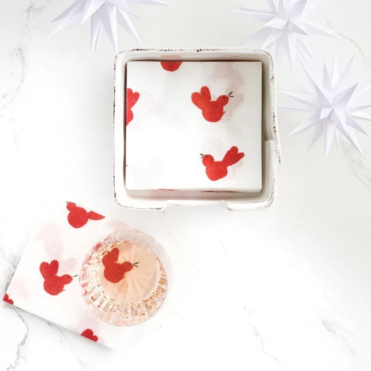 Papersoft - Red Bird - Cocktail Napkins (20ct)