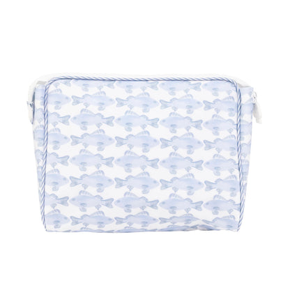 The Large Go Bag - Blue Fish