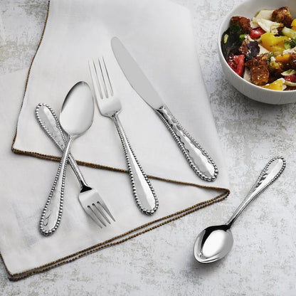 Molten Silver - Five Piece Flatware Set