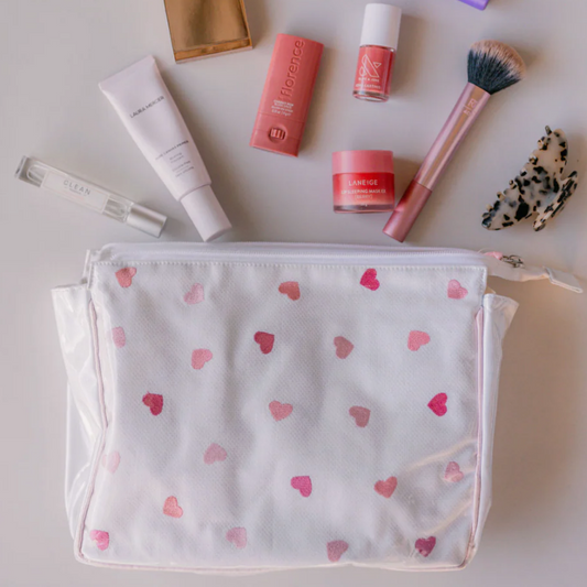 Josie Heart Makeup Bag