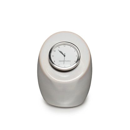 SMP Addison - Pottery Clock 4.5" - Cloud