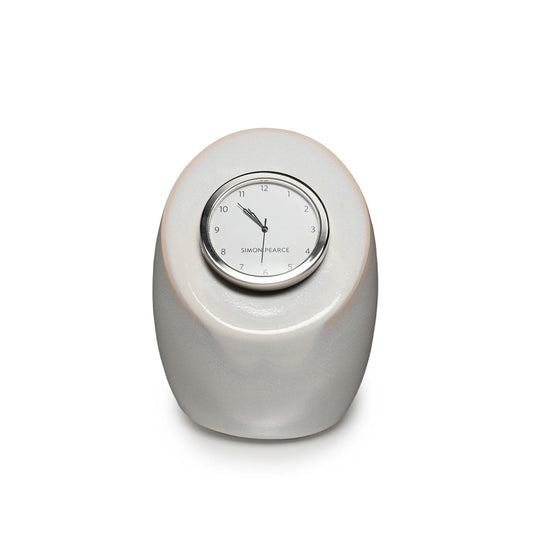 SMP Addison - Pottery Clock 4.5" - Cloud