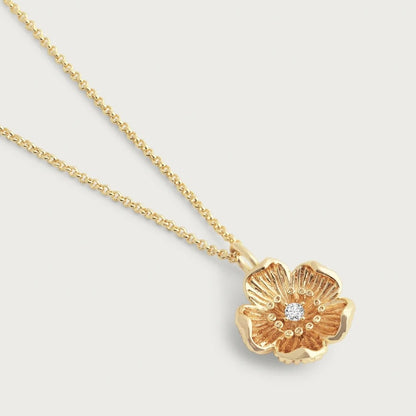 Wildflowers - Gold Pendant Necklace