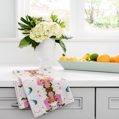 LPK Monet's Garden Tea Towel - Pink