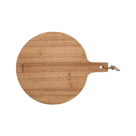 Round Oak Cutting/Serving Board 14"