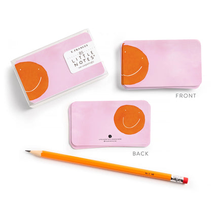 Little Notes - Orange Smiley
