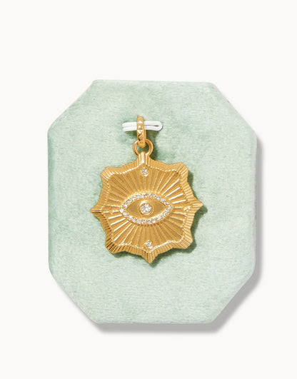 SPT Charm - Positivity (Eye with Crystals)
