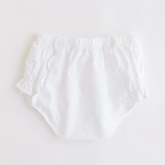 Diaper Cover - White Scallops