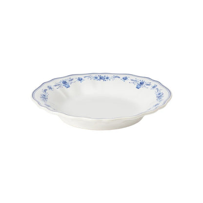 Vila - White & Blue - Pasta Bowl 9"