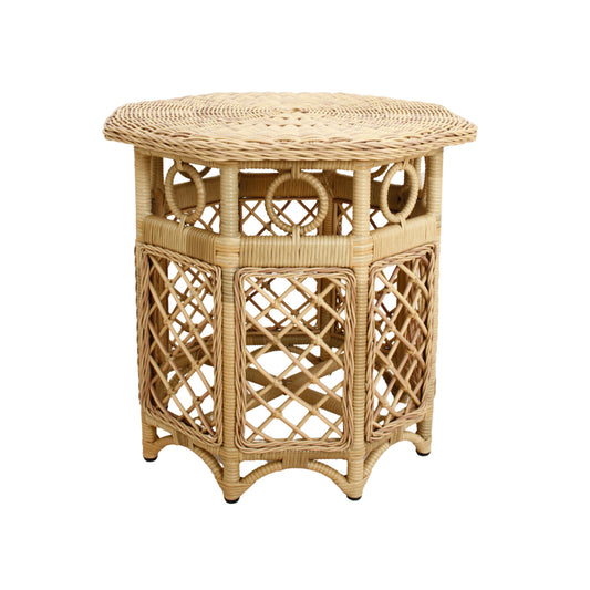 MBH Outdoor Octagonal Side Table - Natural 24x24