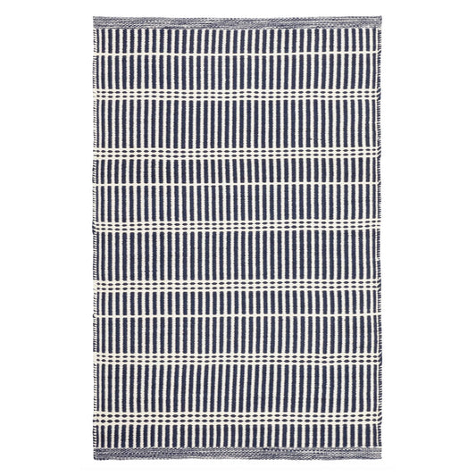 Marlo Handwoven Indoor/Outdoor Runner - Navy 2.5x8