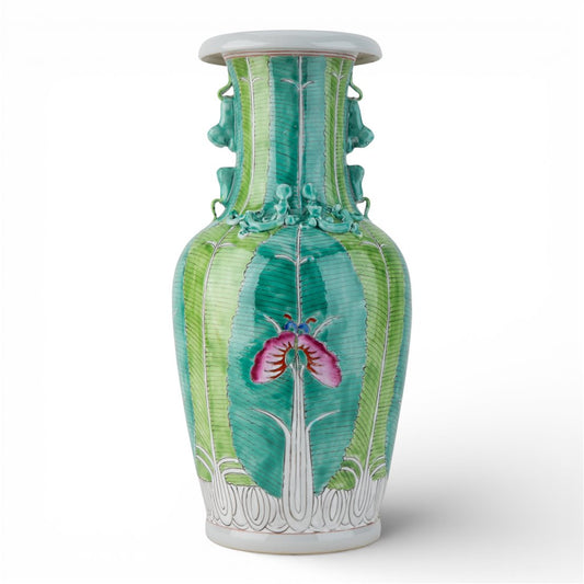 Bok Choy Vase - Green - 14.5"H