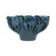 KVD Nordia Short Blue Stoneware Vase 7"