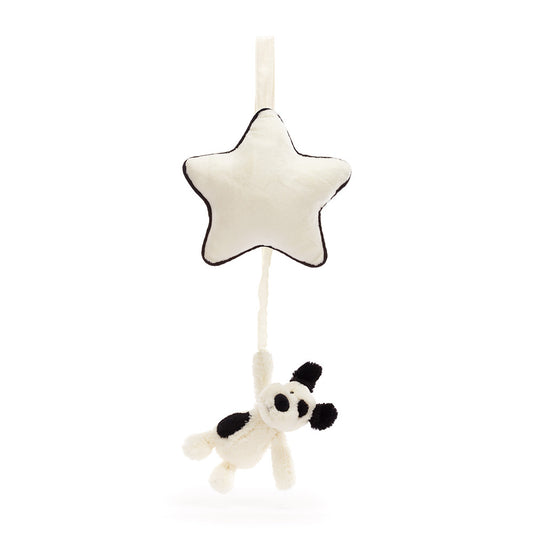 Bashful Black & Cream Puppy - Music Pull