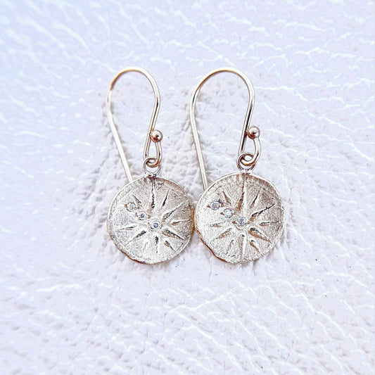 When Stars Align Artifact Earrings 14kt
