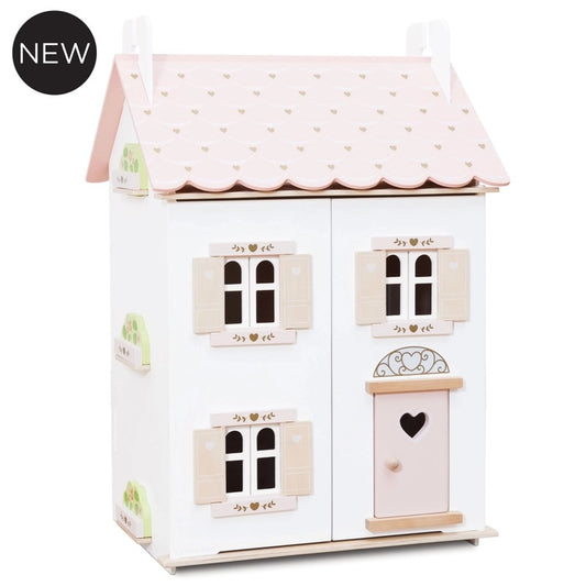 LTV Wooden Doll House - Roseheart Pink 25.8"