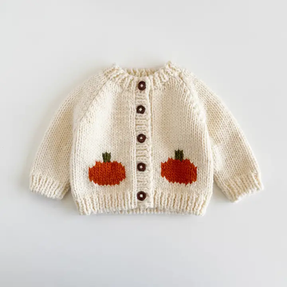 Fall Pumpkin Cardigan -