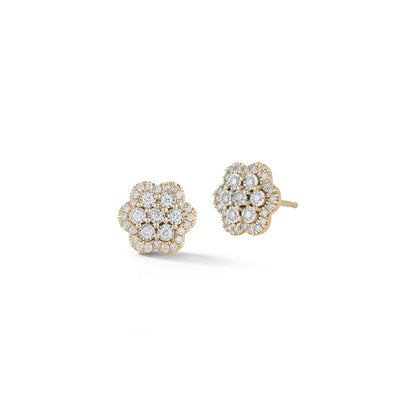 DRD E - Ava Bea Flower Studs, .33tcw, 14KYG