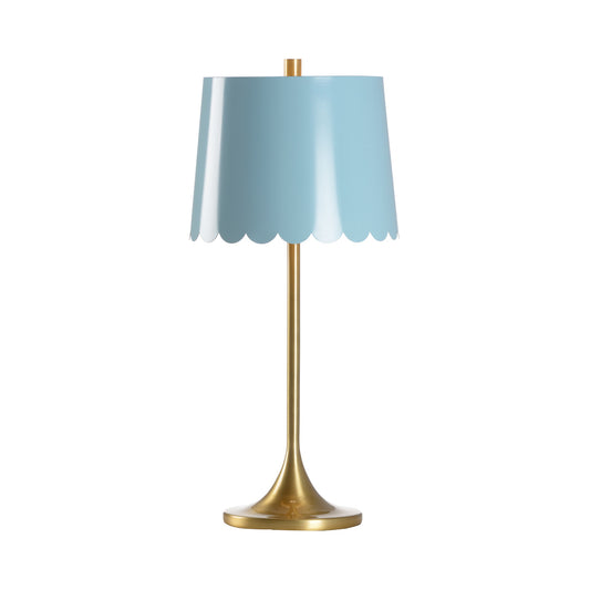 WWH Mirasol Lamp - Blue 27"
