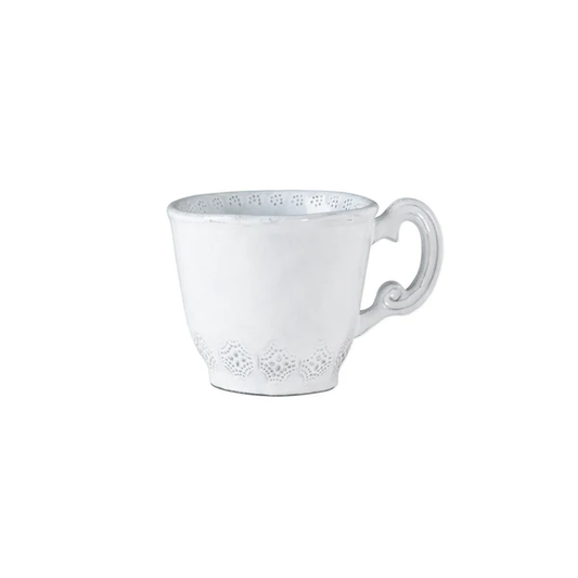Incanto - White - Lace Mug 10oz
