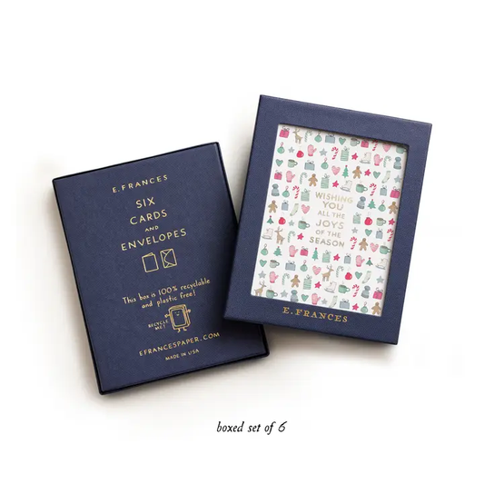 Merry Motif Boxed Holiday Greeting Cards