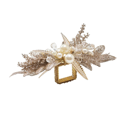KSB Gilded Spray Napkin Ring
