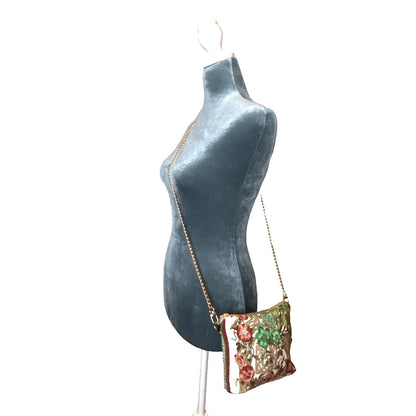 Dior Garden Trellis Vintage Silk Scarf Crossbody Bag