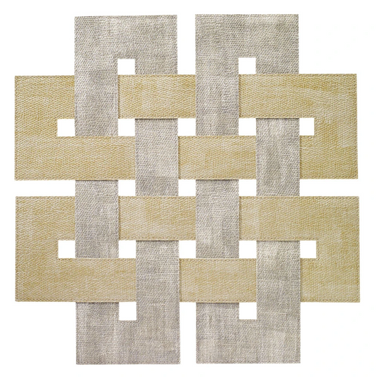 Celtic Placemat - Gold & Birch 16"