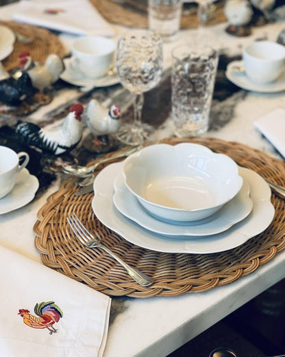 Nymphea White - Dessert Plate 8.5"