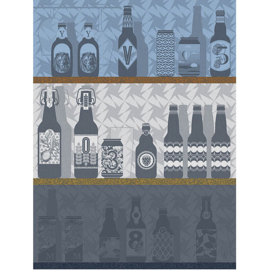 LJF Neo Brasseurs Tea Towel - Grey - 24 x 31
