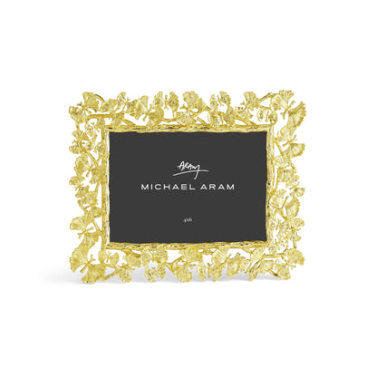 Butterfly Ginkgo - Gold - Sculpted Frame - 4x6