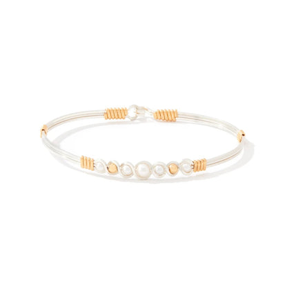 Divine Plan Bracelet with Pearl - Two Tone