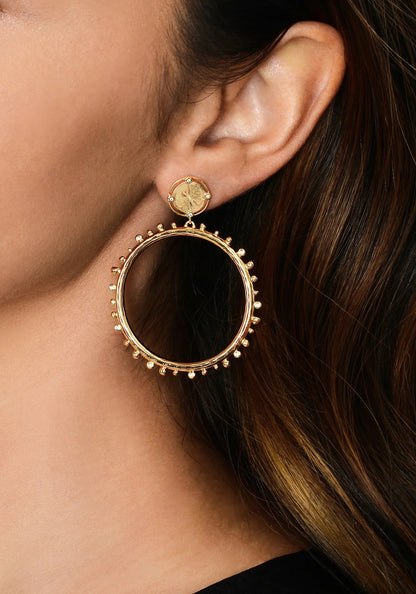 Butterfly - Coin Molten Hoops