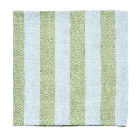 Palm Beach Stripe Napkin - Sky Blue