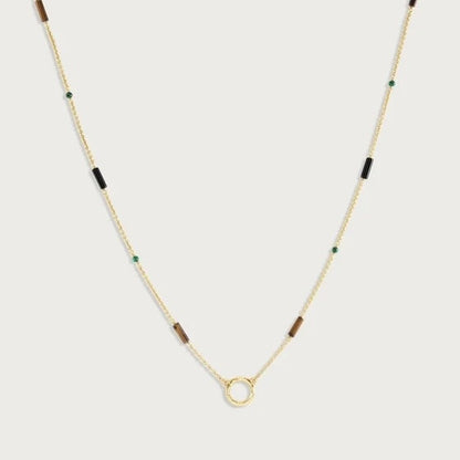 Forza - Long Chain Necklace - Multi Stone
