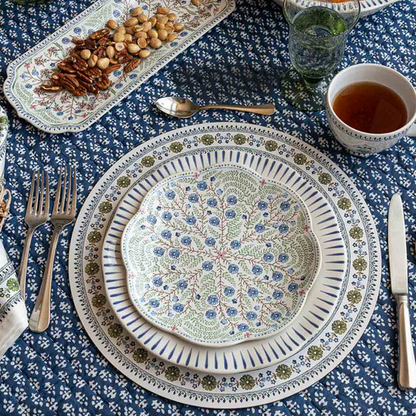 Villa Seville - Chambray - Hostess Tray 15"