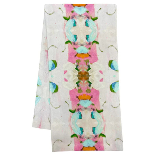 LPK Monet's Garden Tea Towel - Pink