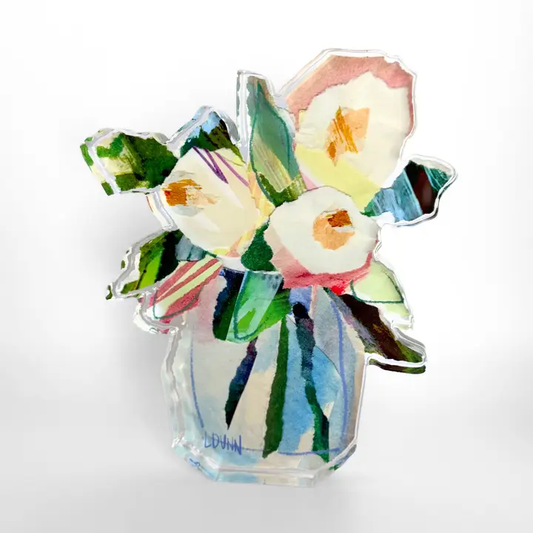 Garden Jar Floral Acrylic
