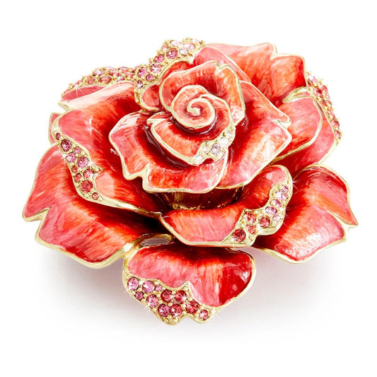 Enameled Rosie Rose Table Objet 4.5"