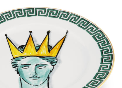 Il Viaggio Di Nettuno - White - Dinner Plate 10.5"