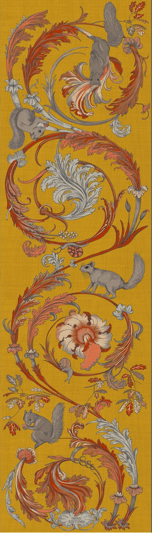 IIE Scarf Etole 55 - Rococo - Saffron