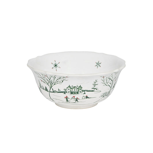 Country Estate - Winter Frolic - Evergreen - Cereal Bowl 6.5"