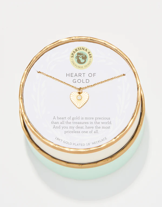 Sea La Vie Necklace - Heart Of Gold