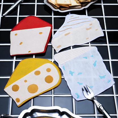 PCK Cheese Cocktail Napkins - Set of 4