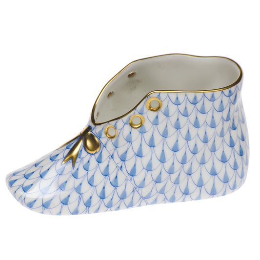 Baby Shoe - Blue Fishnet